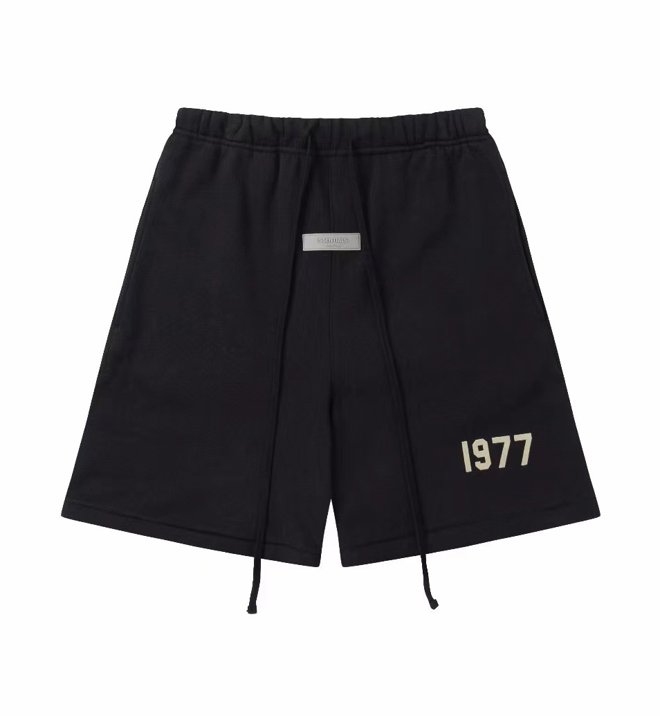 FOG ESSENTIALS エッセンシャルズ□1977 ロゴショートパンツ ブラック