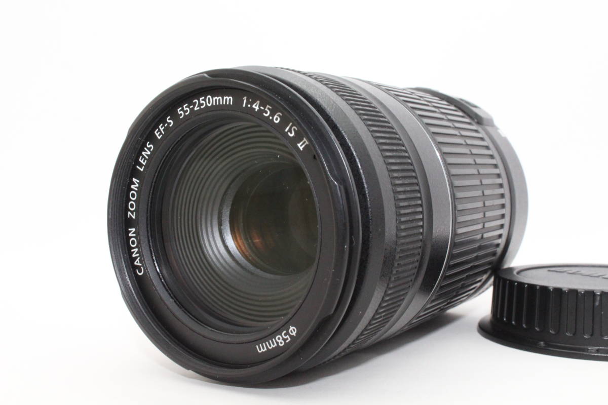☆良品☆キャノン CANON EF-S 55-250mm F4-5.6 IS Ⅱ☆ L3381＃9801 