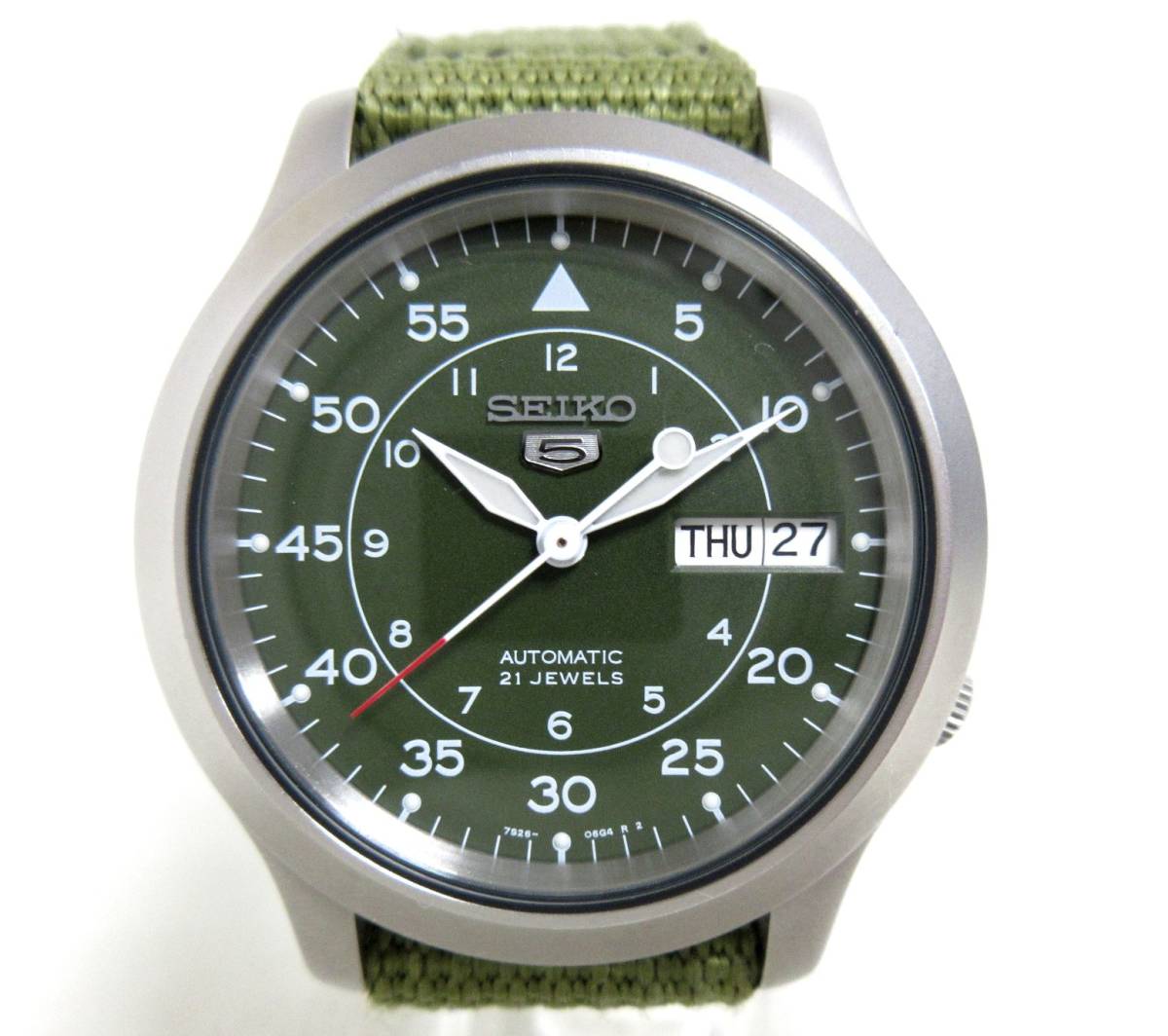 1円〜 ☆T セイコー SEIKO セイコー5 7S26-02TO ブラックモデル 裏