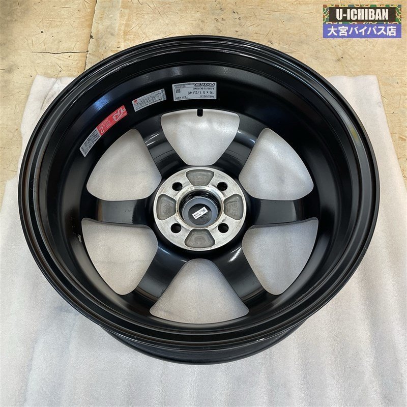 鍛造 RAYS レイズ ボルクレーシング TE37 KCR 16インチ 5.5J +45 4H