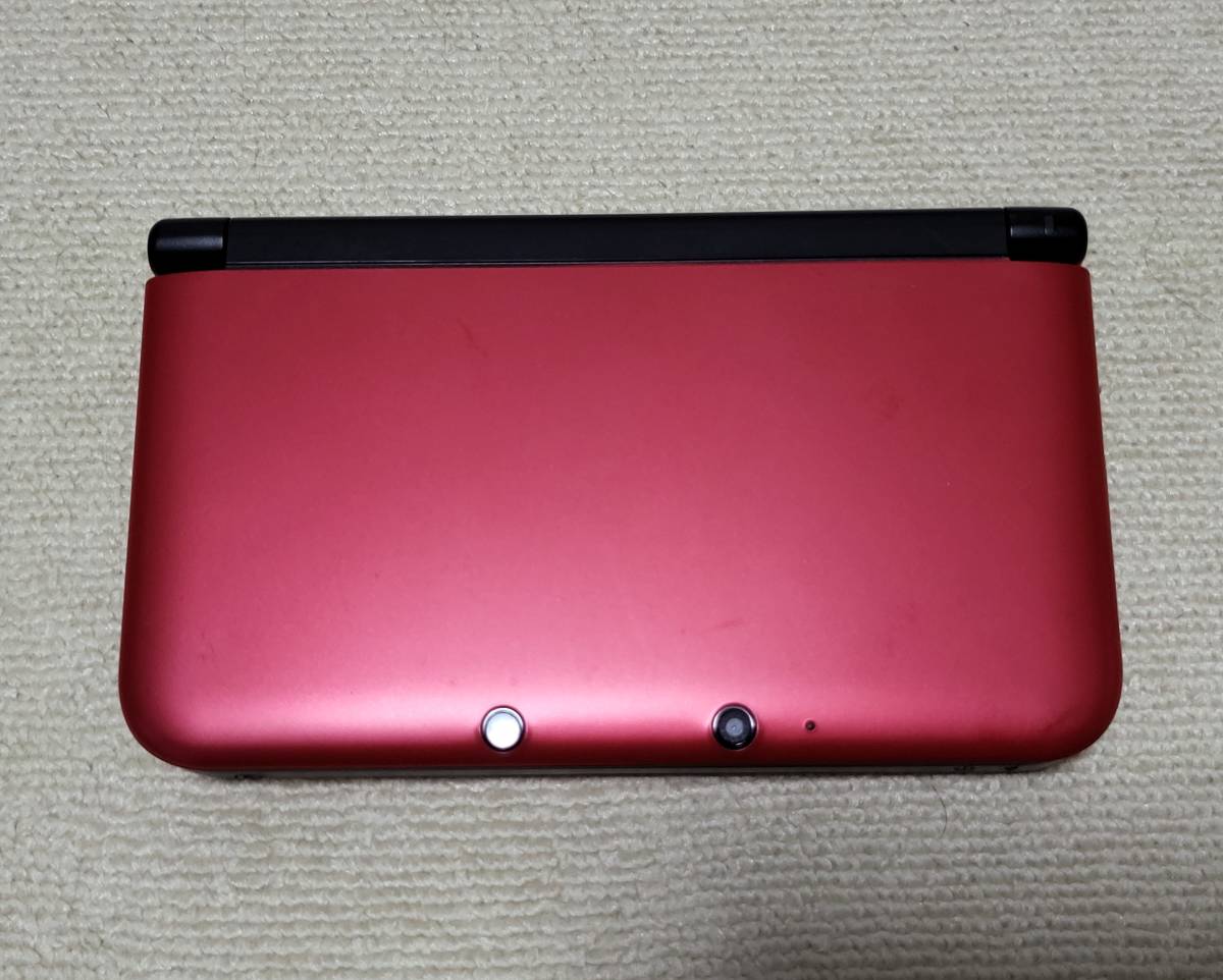 【送料無料】NINTENDO 3DS LL 本体 レッド ブラック ニンテンドー 3DSLL SDカード 充電器 ポケモン ポケットモンスター アルファサファイア