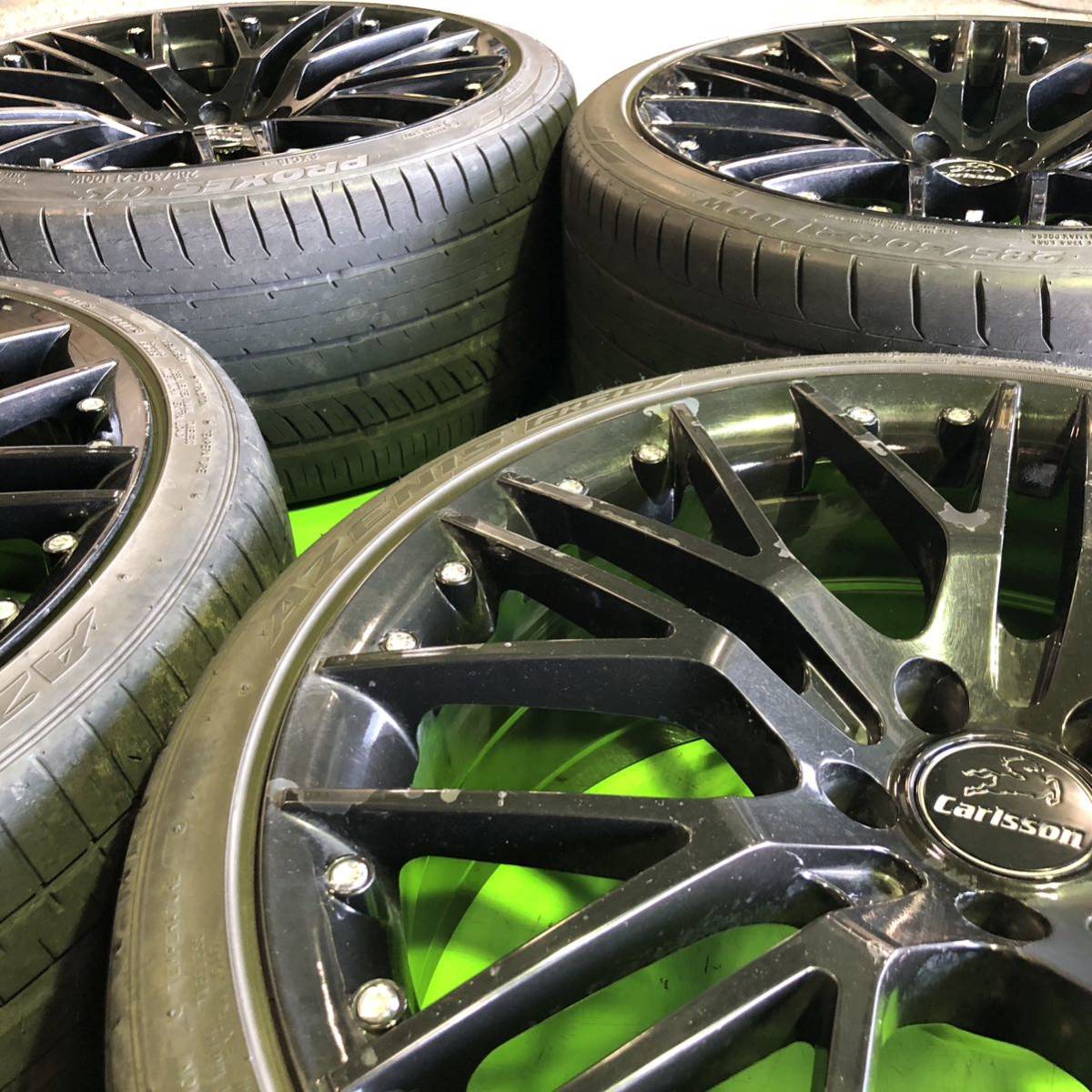 NT201 中古 CARLSSON カールソン ホイール 21×9J +30 20×10.5J +40 PCD