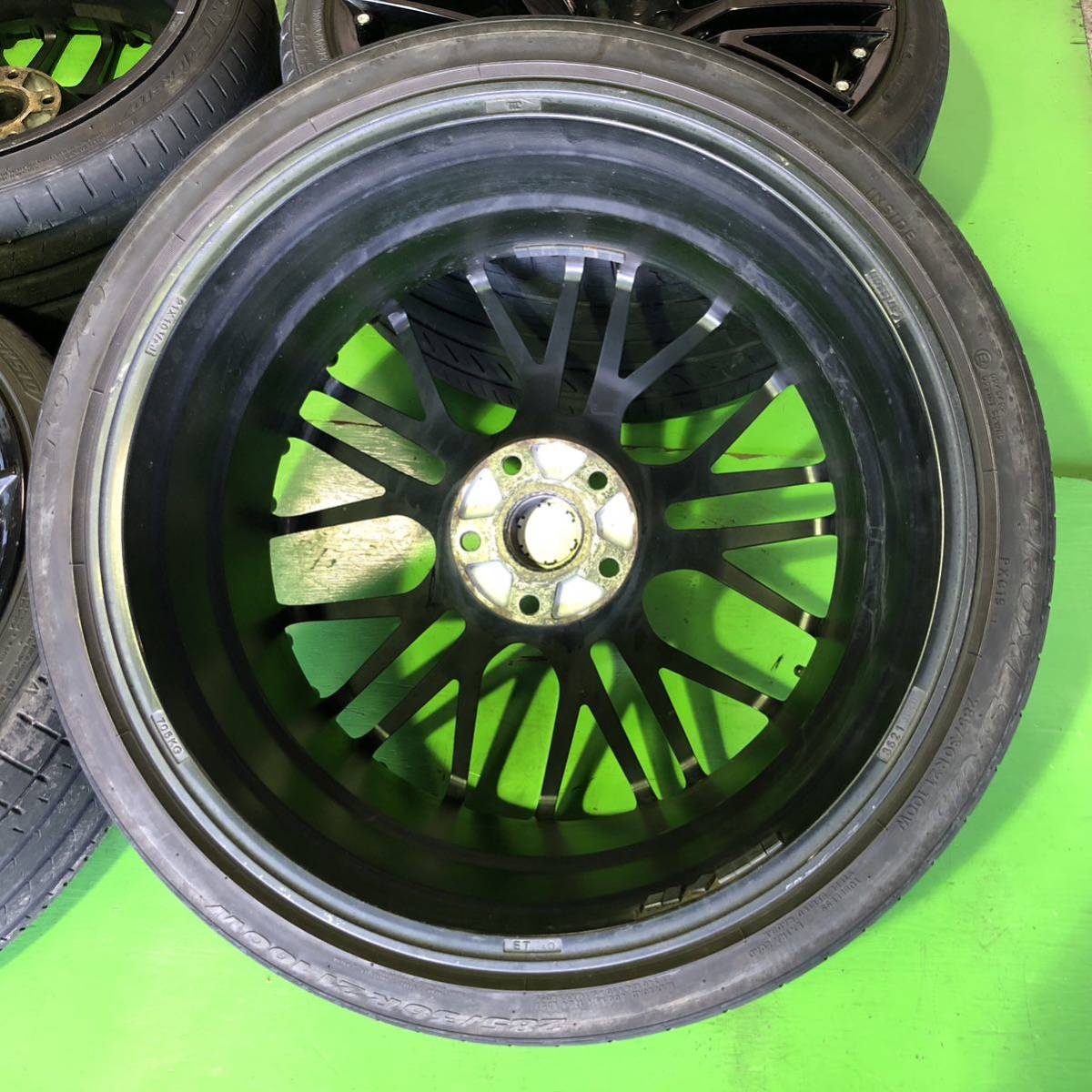 NT201 中古 CARLSSON カールソン ホイール 21×9J +30 20×10.5J +40 PCD