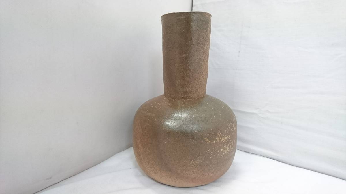 初だし】信楽焼 美杉 作 手桶 花瓶 他 花器 計8点セット/哲山/花台/花 