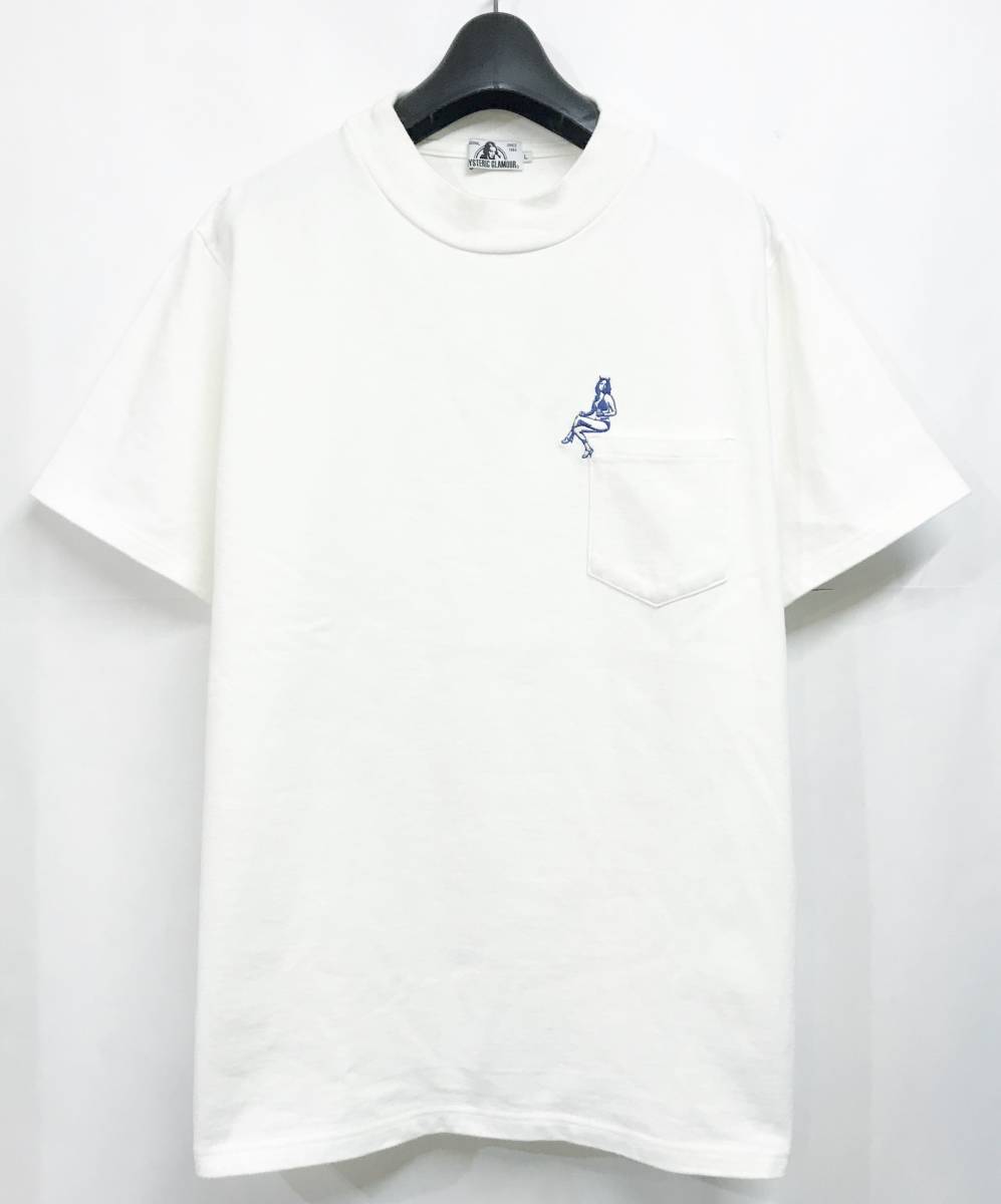 HYSTERIC GLAMOUR ヒステリックグラマー 胸ポケット 半袖Tシャツ 