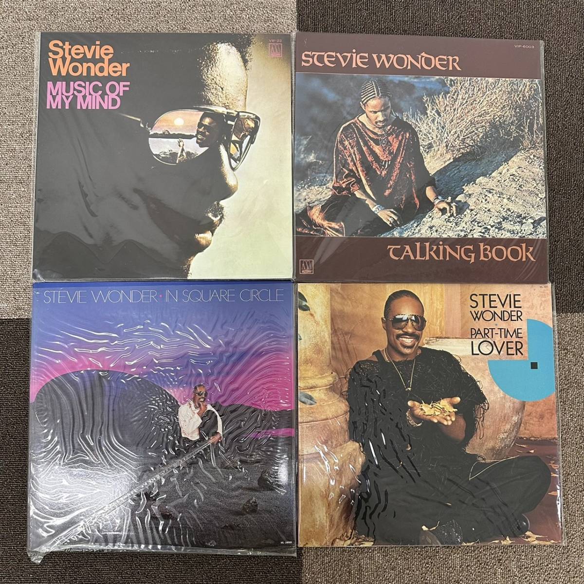 レコード スティービー・ワンダー他 レコード5枚セット。