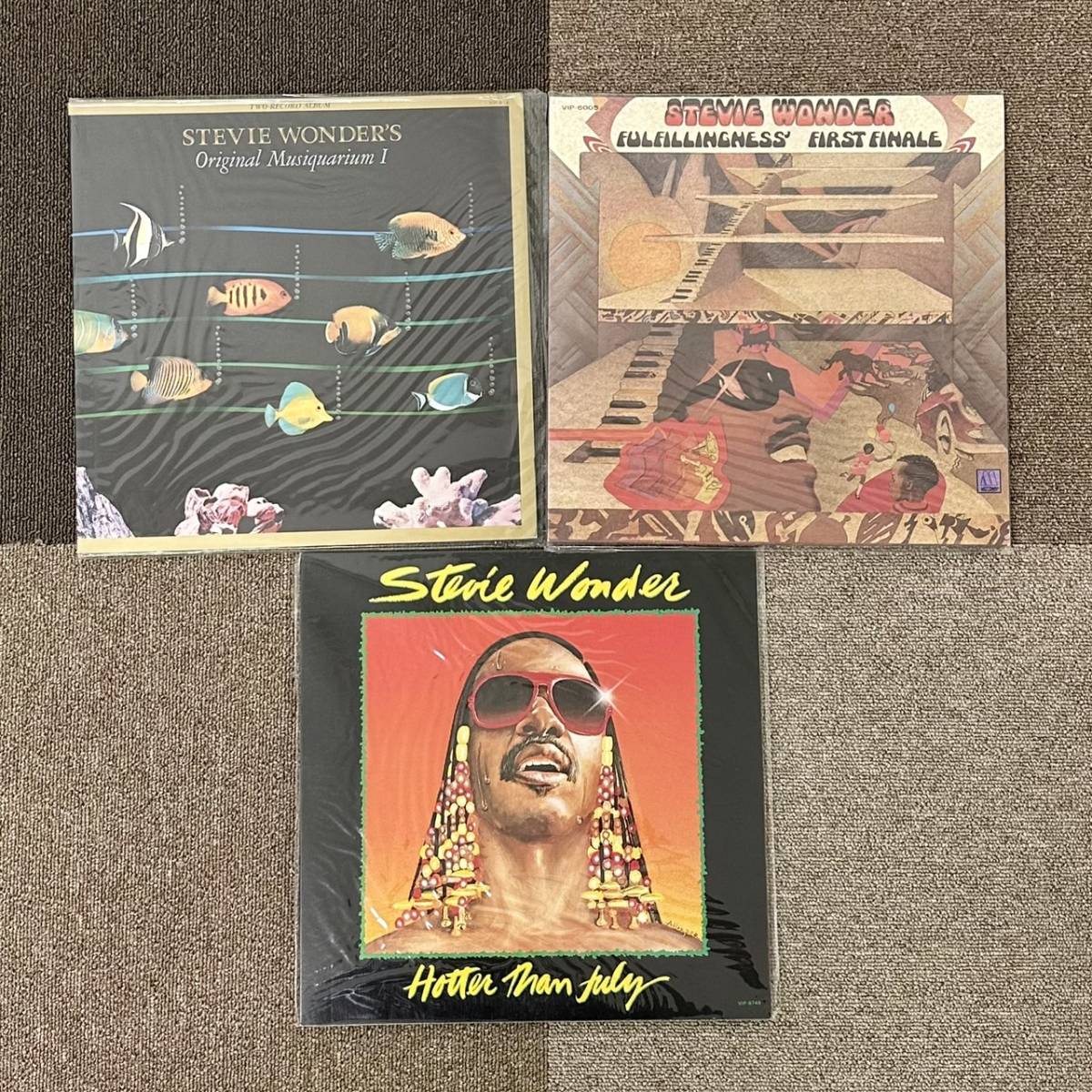 レコード スティービー・ワンダー他 レコード5枚セット。