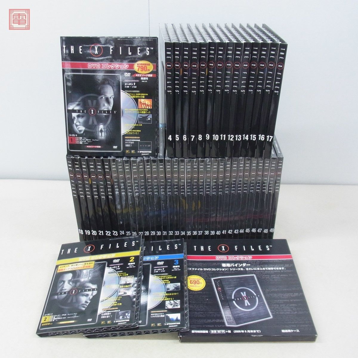 未開封 デアゴスティーニ 隔週刊 Xファイル DVDコレクション 全49号揃 バインダー付 DeAGOSTINI デアゴ THE X FILES 海外ドラマ【40