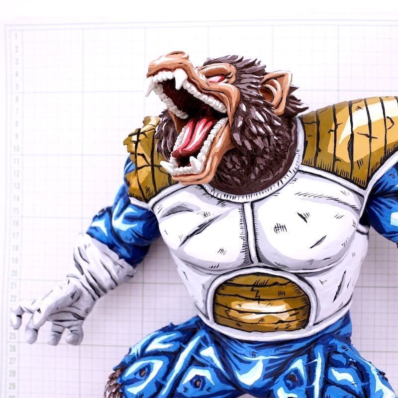 ドラゴンボール 大猿ベジータ フィギュア フルリペイント 2D 二次元