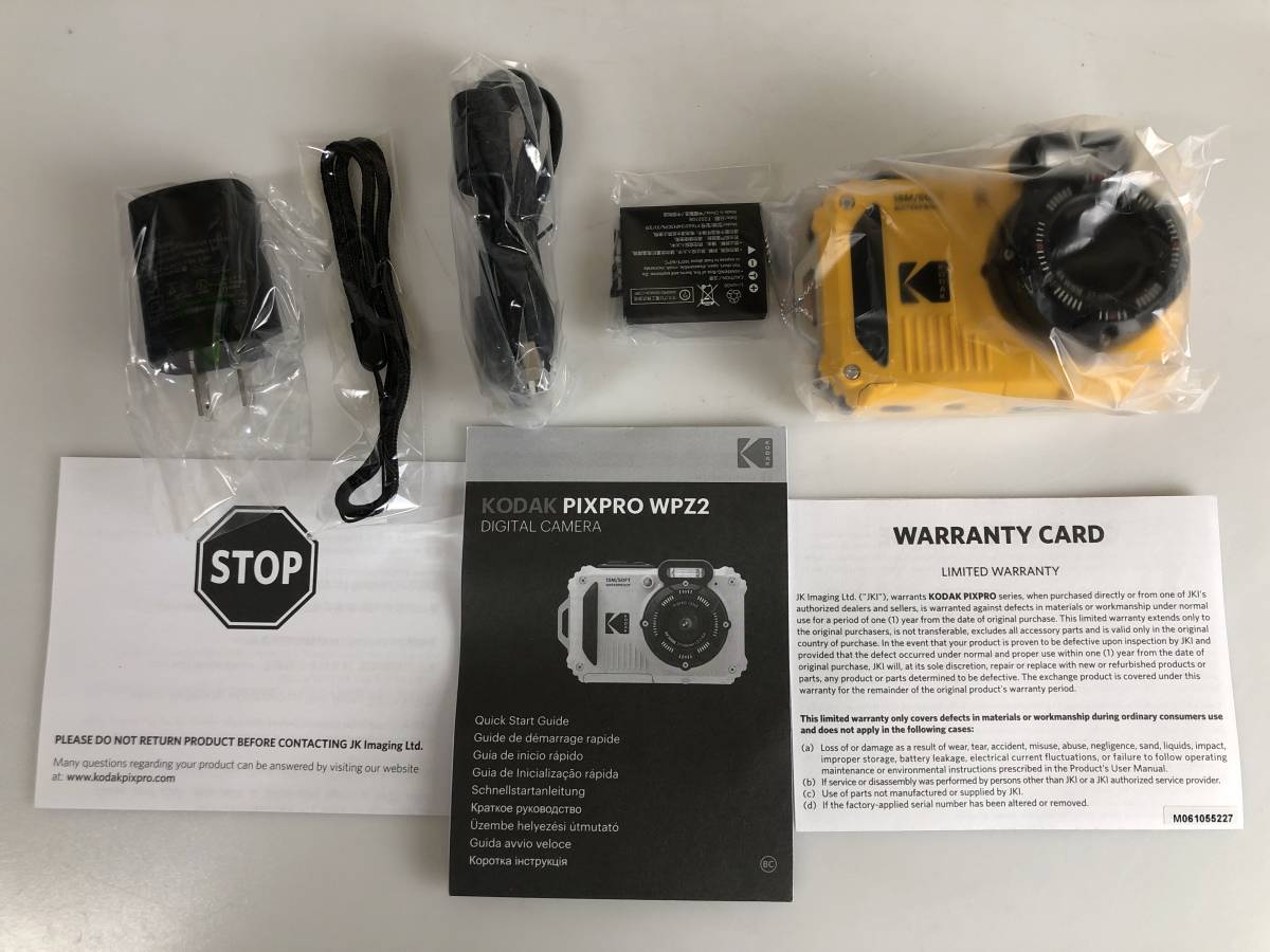 IU1195 品 防水カメラ 付属品有 KODAK PIXPRO WPZ2 コンパクトデジタル 