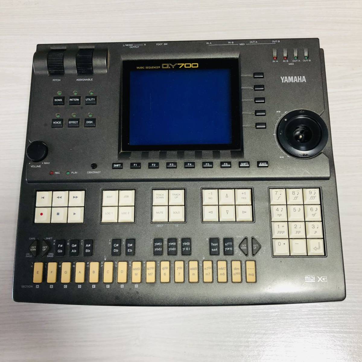 YAMAHA ミュージックシーケンサー QY700 動作未確認