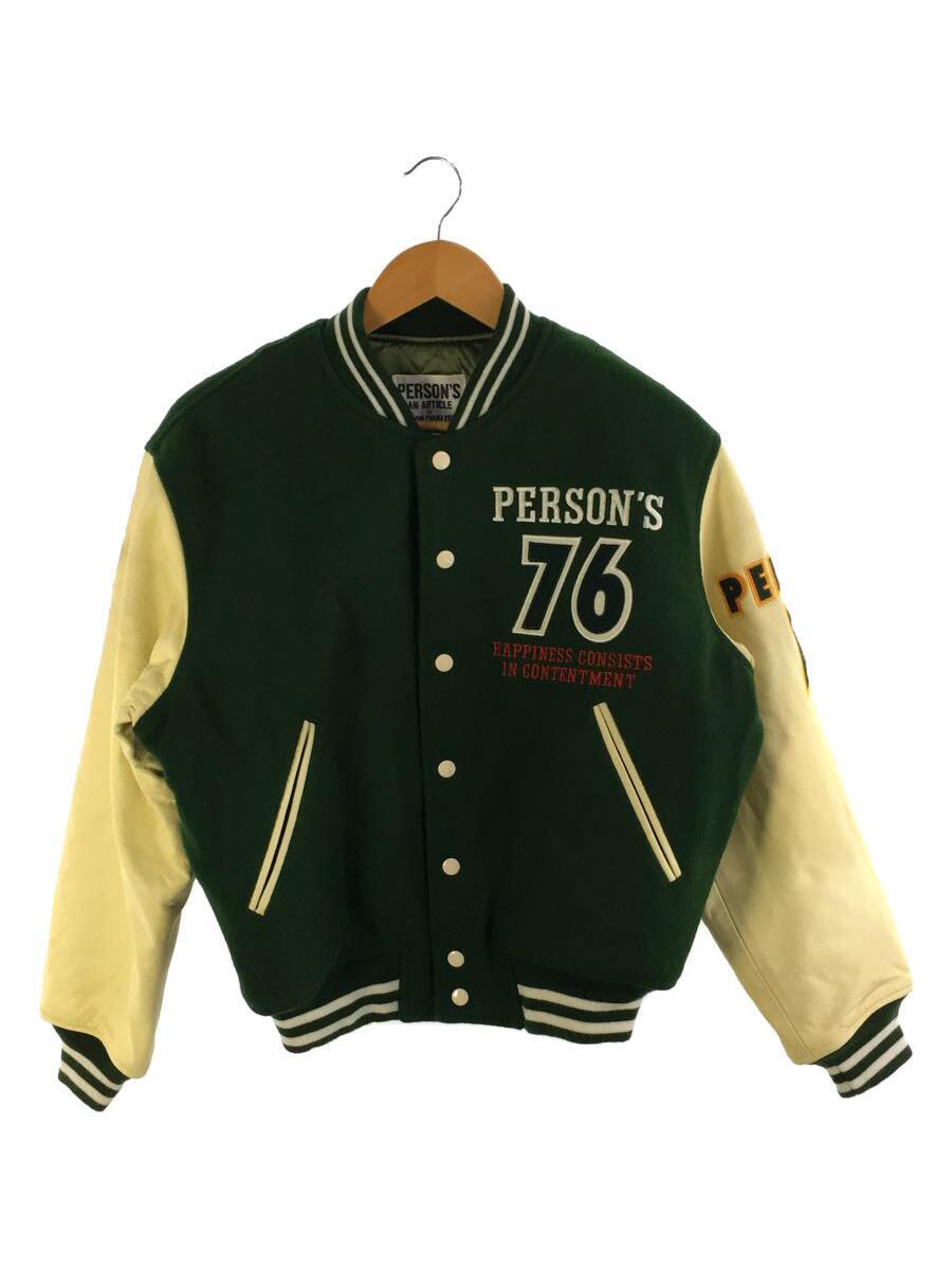 PERSON’S◆スタジャン/-/ウール/GRN