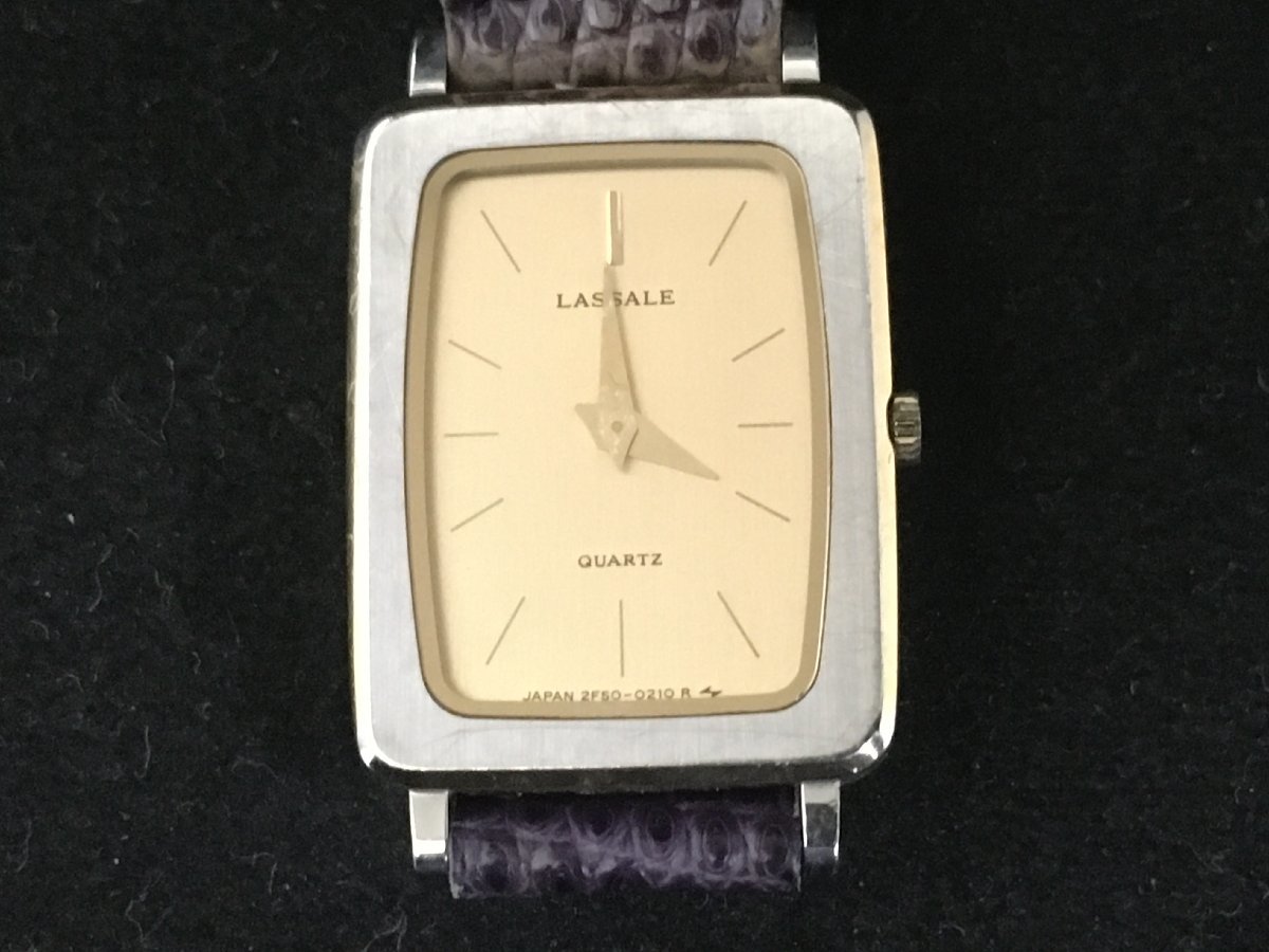 W―274 腕時計 LASSALE セイコーラサール 2F50-5179 クオーツ 2針 