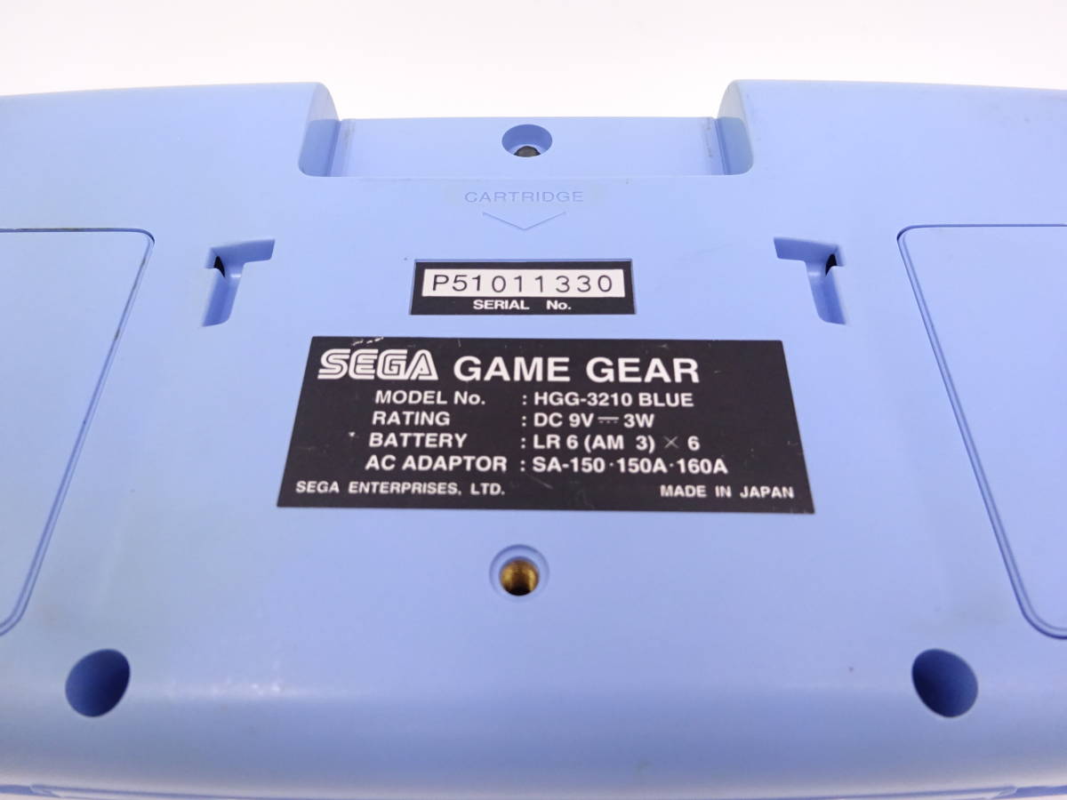AA737/動作品 セガ ゲームギア 本体 ソフト まとめ 2点 セット/HGG 