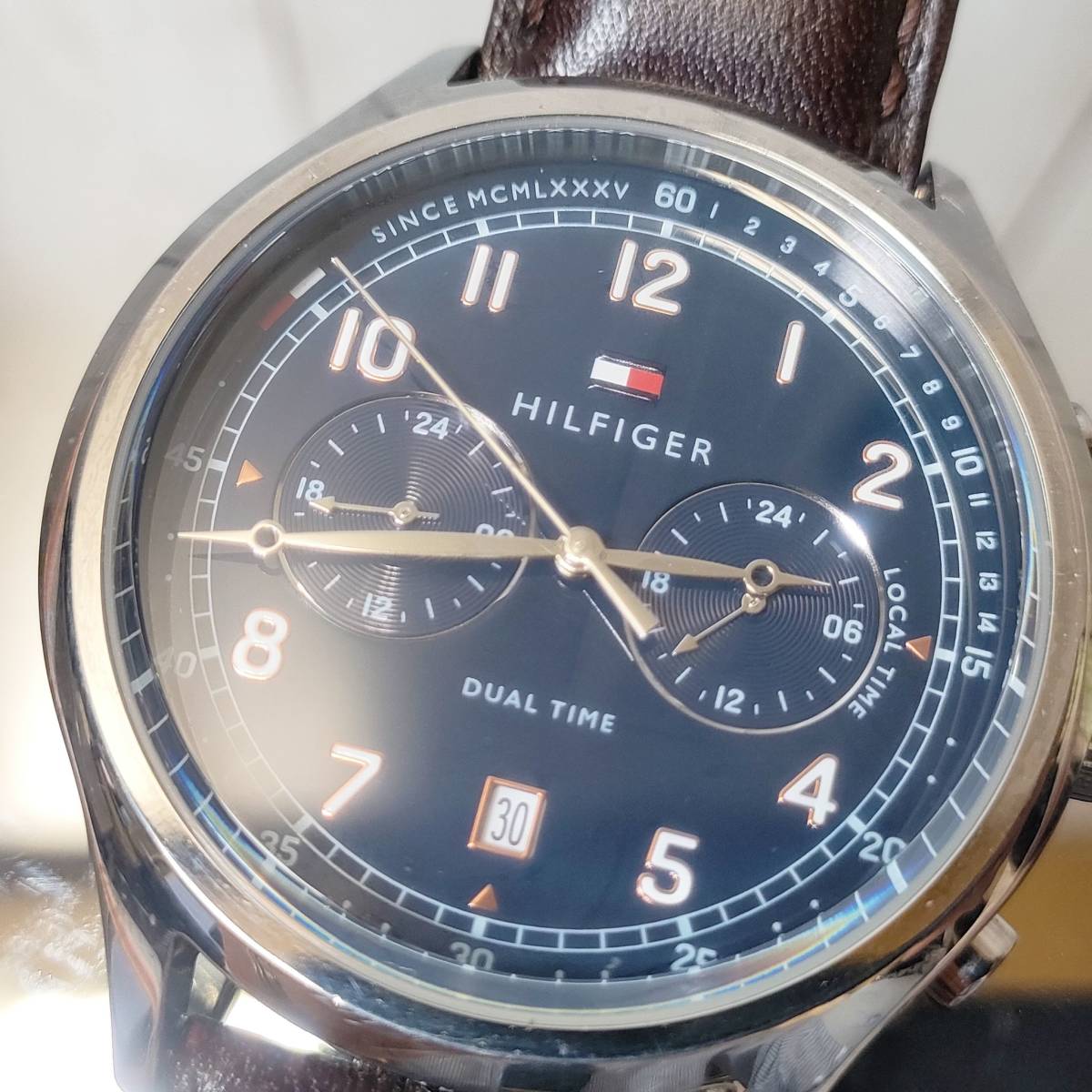 トミーヒルフィガー デュアルタイム TOMMY HILFIGER DUAL TIME TH 