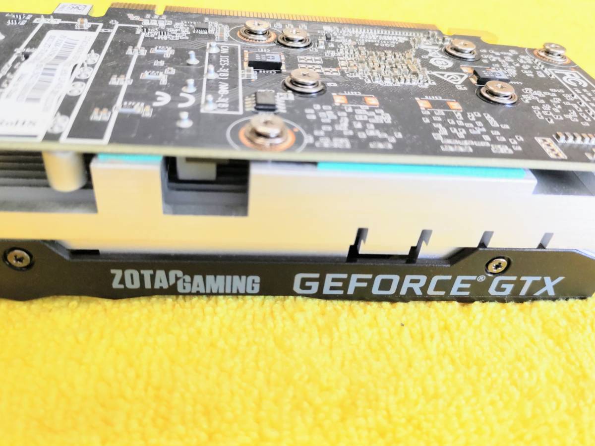 ZOTAC GTX 1650 LP 4GB GDDR5 中古 ZOTAC GeForce GTX 1650 4GB GDDR6 Graphics Card (ZTT16520F10L) for