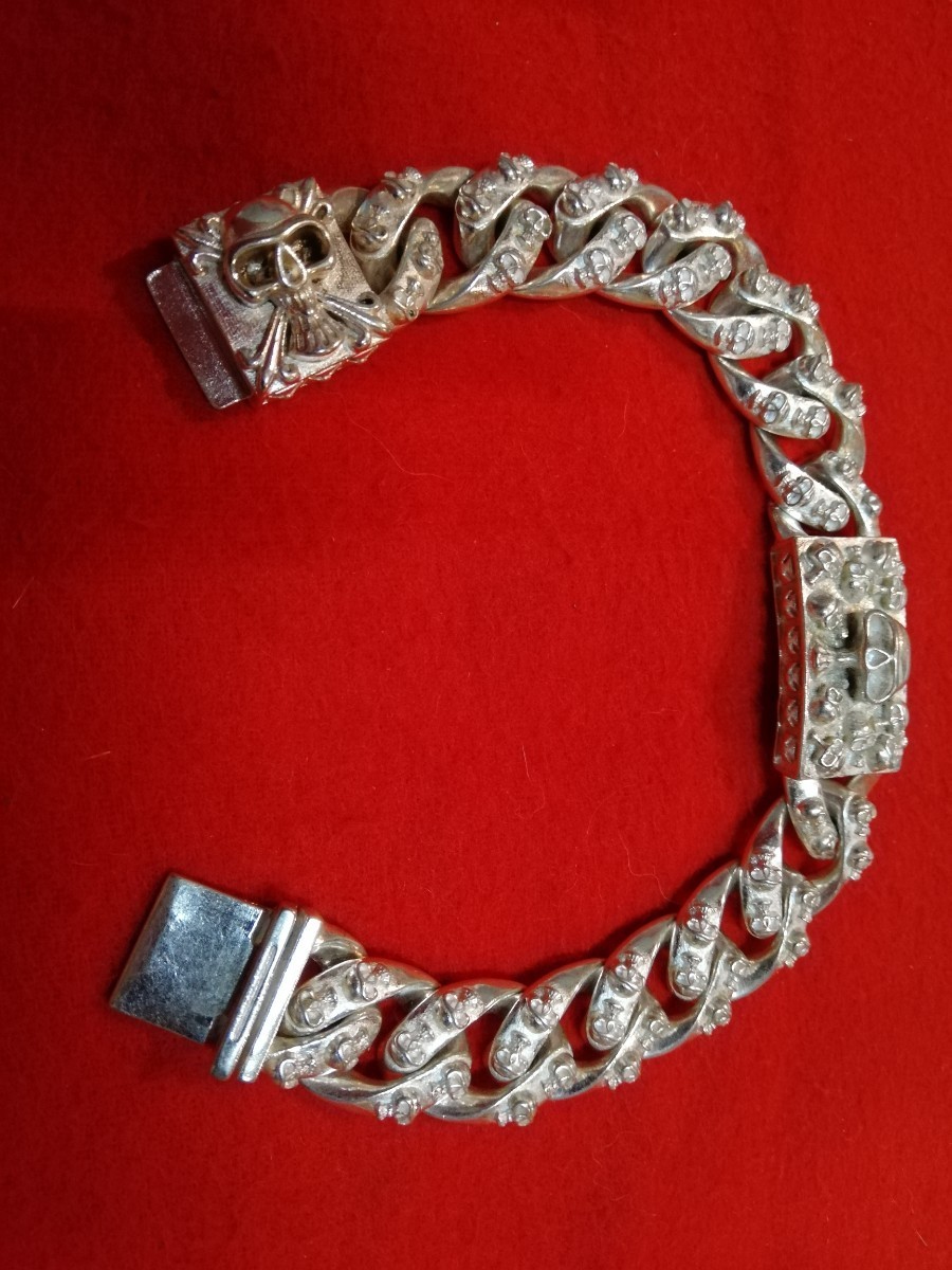 mexico メキシコ製 ヴィンテージ 喜平ブレスレット 極太 重厚 10 SV925