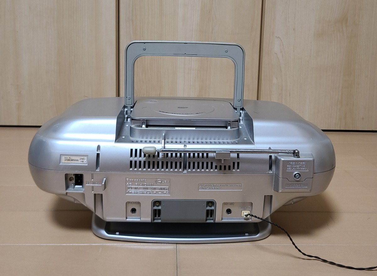 Panasonic パナソニック CD/MDラジカセ リモコン付 MD CD ラジオAM/FM 
