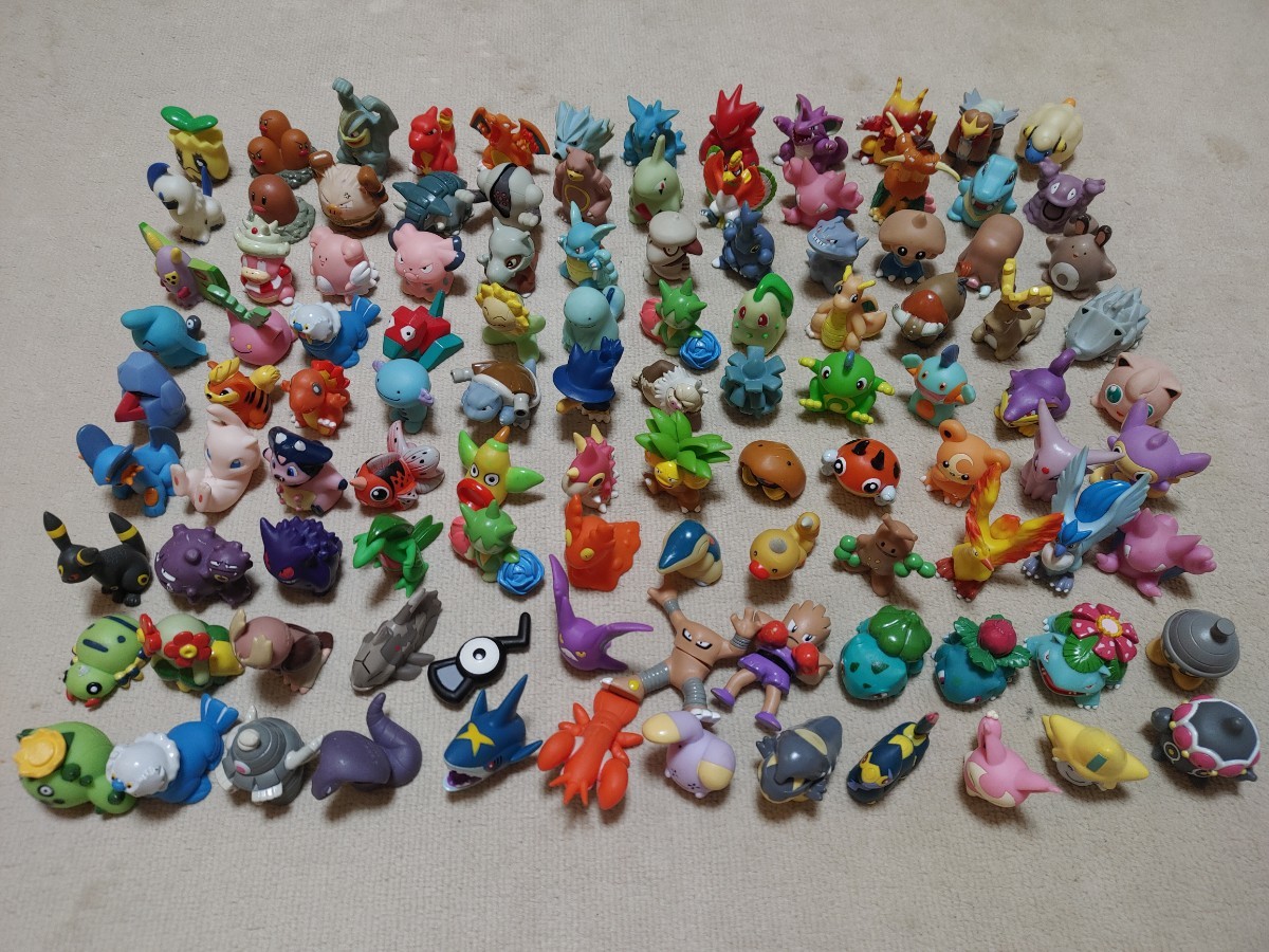 d*2様 ポケモン 指人形　ソフビ　フィギュア 108個　まとめ売り まとめて】ポケットモンスター ポケモンキッズ 指人形 108個 【公式通販】