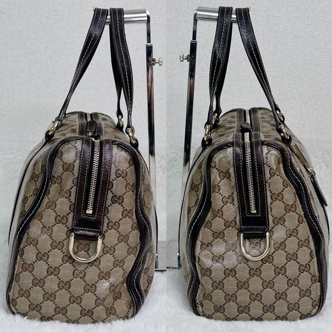 GUCCI グッチ ドゥケッサ GGクリスタル ハンドバッグ ボストンバッグ  