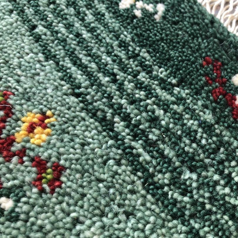高級手結び絨毯 GABBEH ギャッベ ラグ 約40×40cm 公式通販