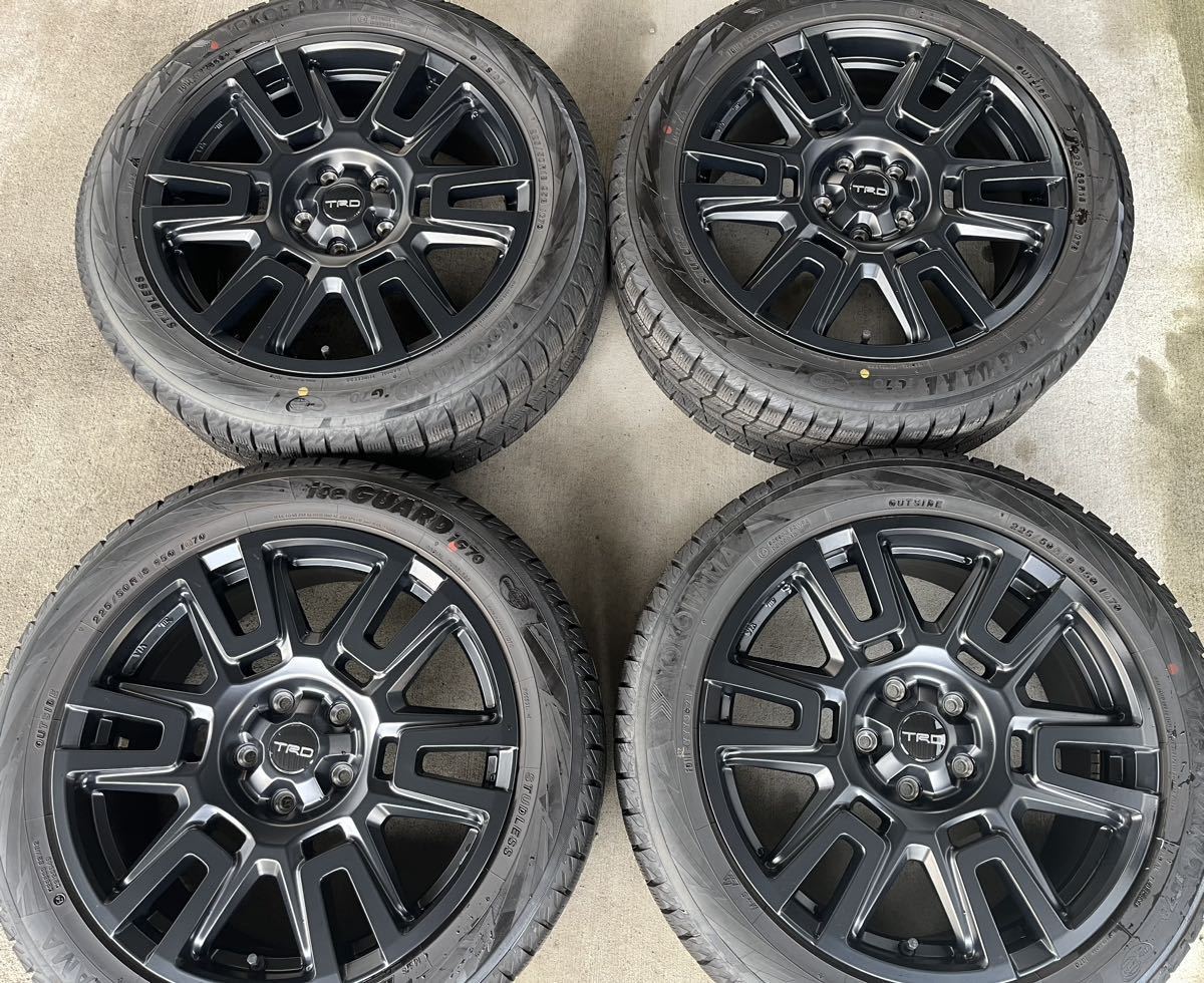 TRD】 18インチ アルミホイール「TRD TX01」 ツヤ消しブラック 18×7.5J