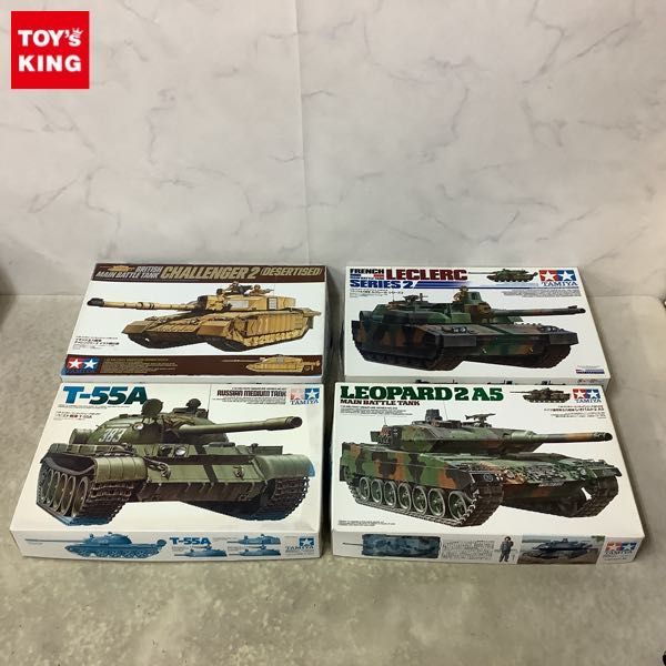 1円〜 タミヤ 1/35 ソビエト 戦車 T-55A ドイツ レオパルド2 A5 他