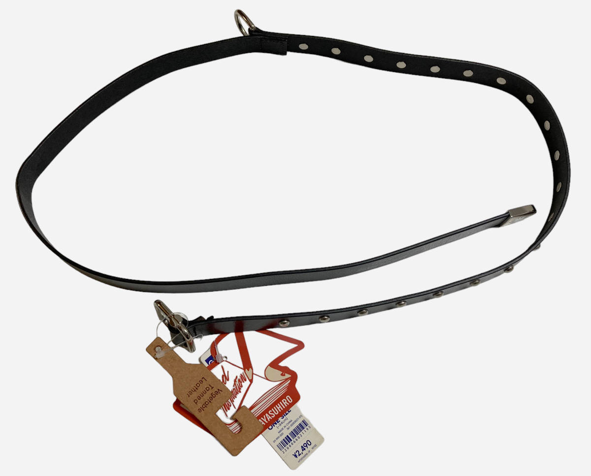 未使用品 ミハラヤスヒロ GU レザーロングナローベルト mihara