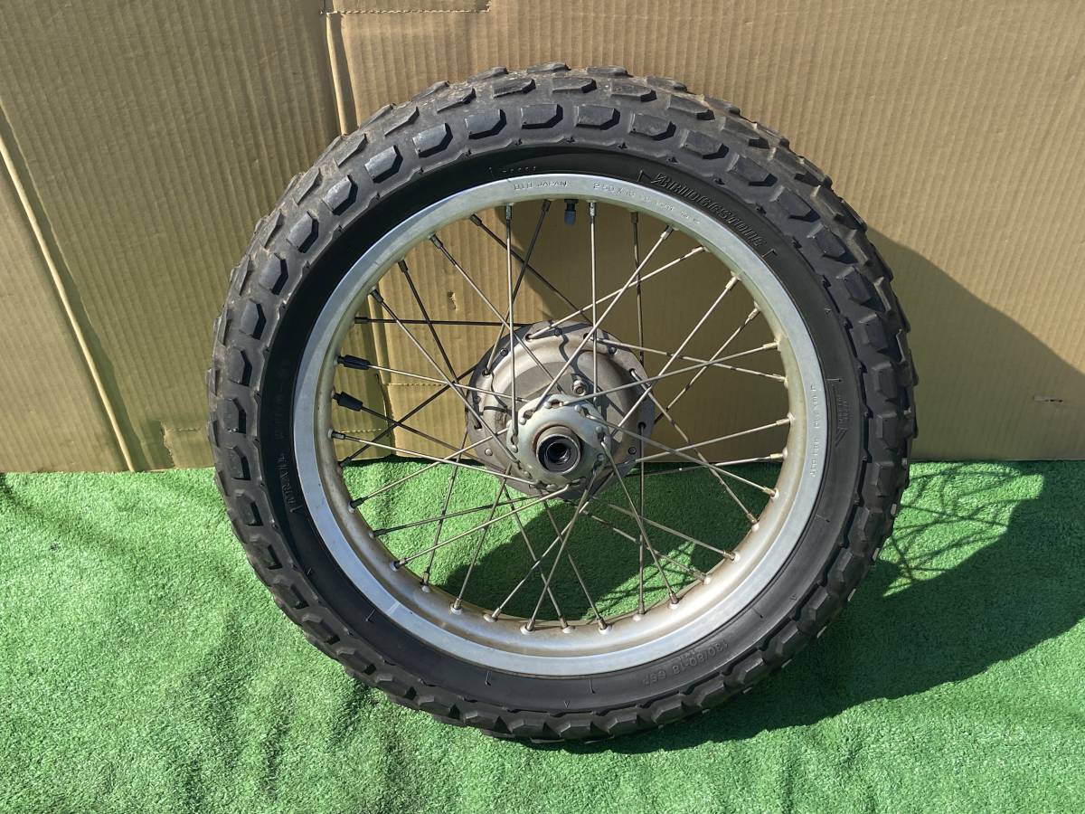 TW TW200 TW225 フロントホイール タイヤ付 2.50X18 130/80-18 2JL