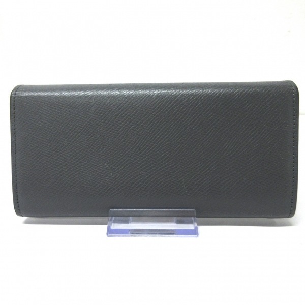 セリーヌ ラージフラップウォレット レザー CELINE グレー セリーヌ