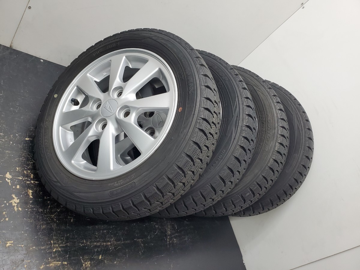 155/65R14 スタッドレス ダイハツ 純正アルミホイール付き ダンロップ 特価品 激安 格安 送料無料 条件付き