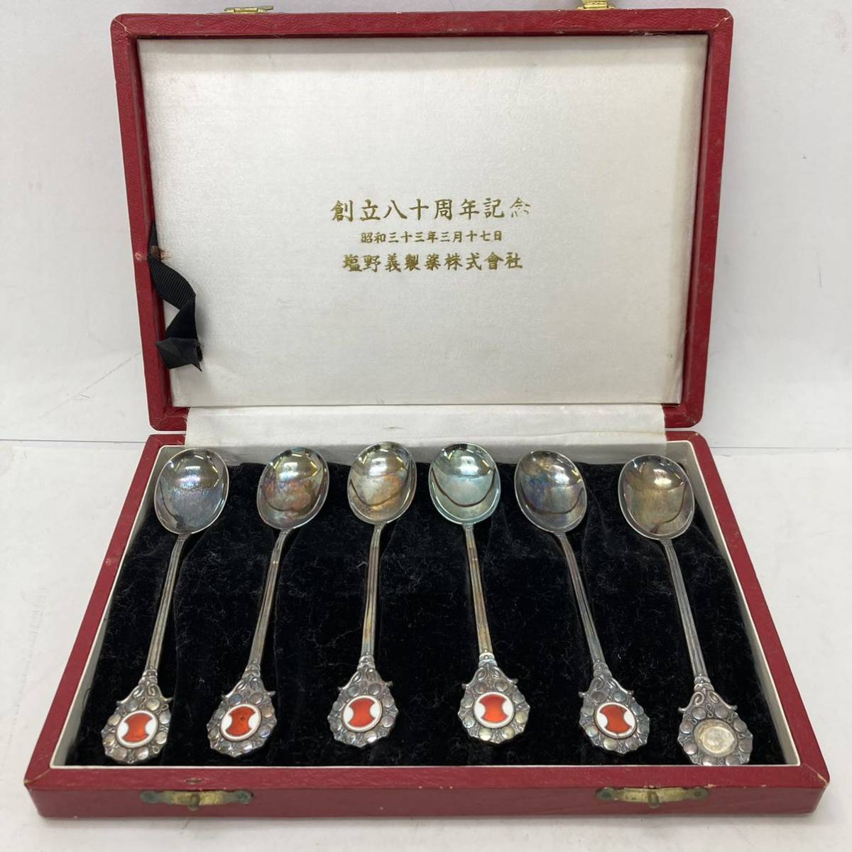 SILVER 刻印 WAKO スプーン セット 6本 カトラリー 銀 シルバー SILVER 刻印 WAKO スプーン セット 6本 カトラリー 銀 シルバー