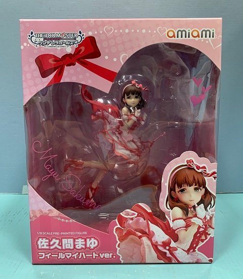 ■【中古・支柱欠品】[FIG]佐久間まゆ(さくままゆ) フィールマイハートver. アイドルマスター シンデレラガールズ 1/8 完成品 フィギュア