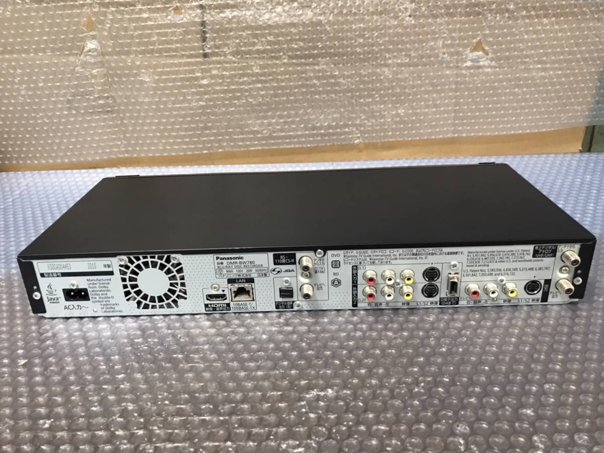 Panasonic パナソニック DMR-BW780 ブルーレイレコーダー Panasonic