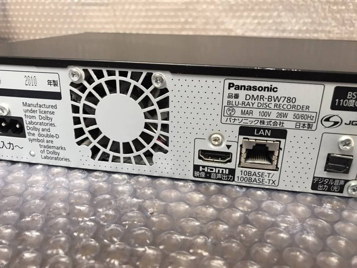 Panasonic パナソニック DMR-BW780 ブルーレイレコーダー Panasonic