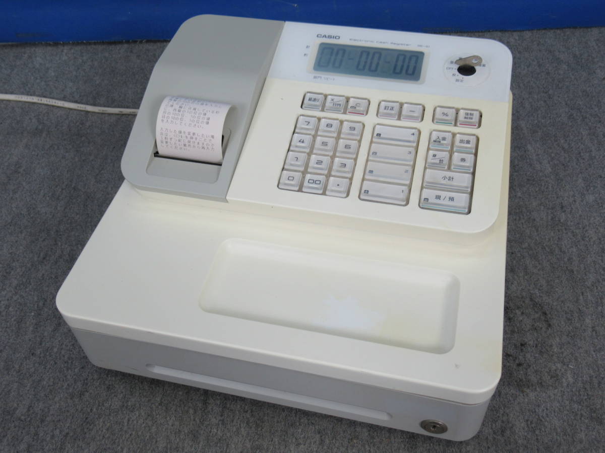 CASIO カシオ電子レジスター SE−G1 17ページ動作確認済み CASIO