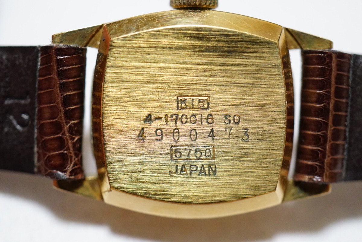 x10 18金 稼働品 CITIZEN/シチズン special 手巻き 腕時計 ブランド 
