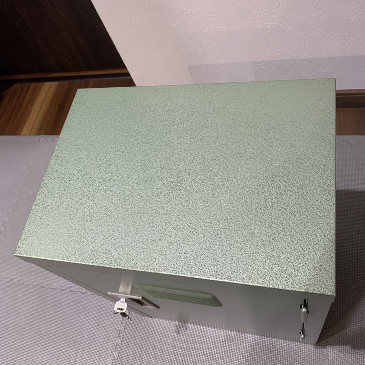 KSK 関東スチール 装弾ロッカー 保管庫 鍵付き ライトグリーン 500発