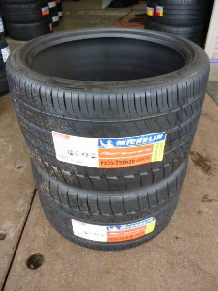 SX13　ミシュラン Pilot　P335/25ZR20　新品2本！ ランフラット