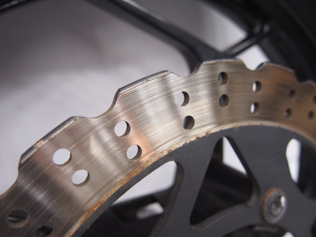Ninja250 EX250K 純正フロントホイール ニンジャ250純正フロントホイール2.75×17J.EX250L.F-0593振れなし13-17