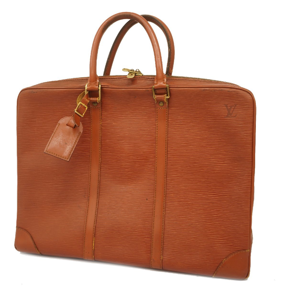 【3za0489】 ルイヴィトン ブリーフケース エピ ポルトドキュマンヴォワヤージュ M54473 ケニアンブラウン