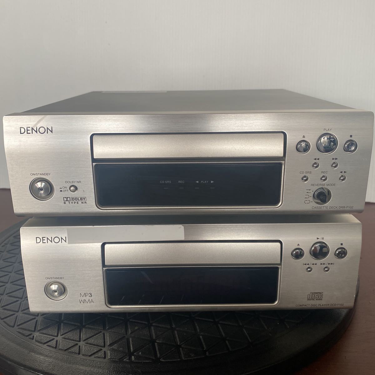 DENON　カセットデッキ　DRR-F102 DCD-F102 現状品　ジャンク品