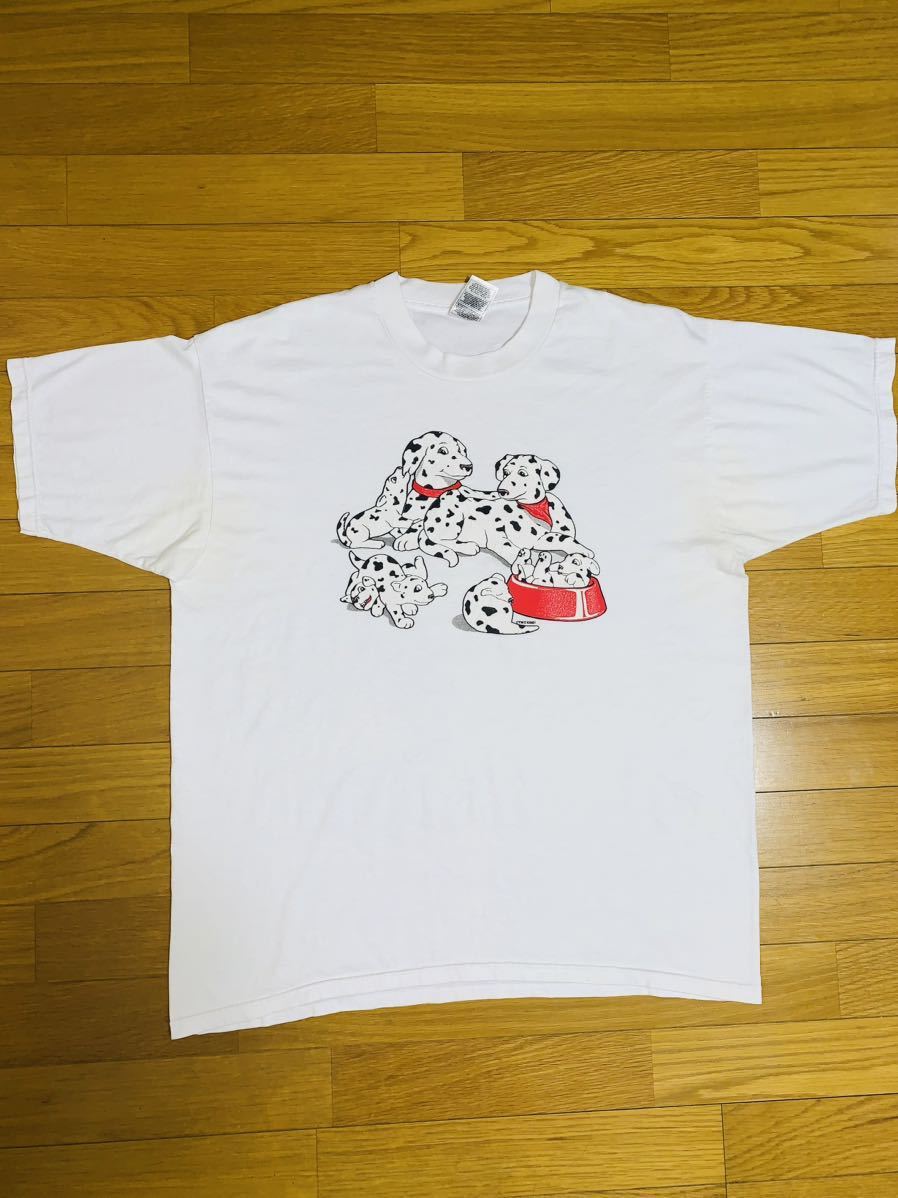 激レア スペシャル 90's ダルメシアン Tシャツ アニマル 犬 101匹わん