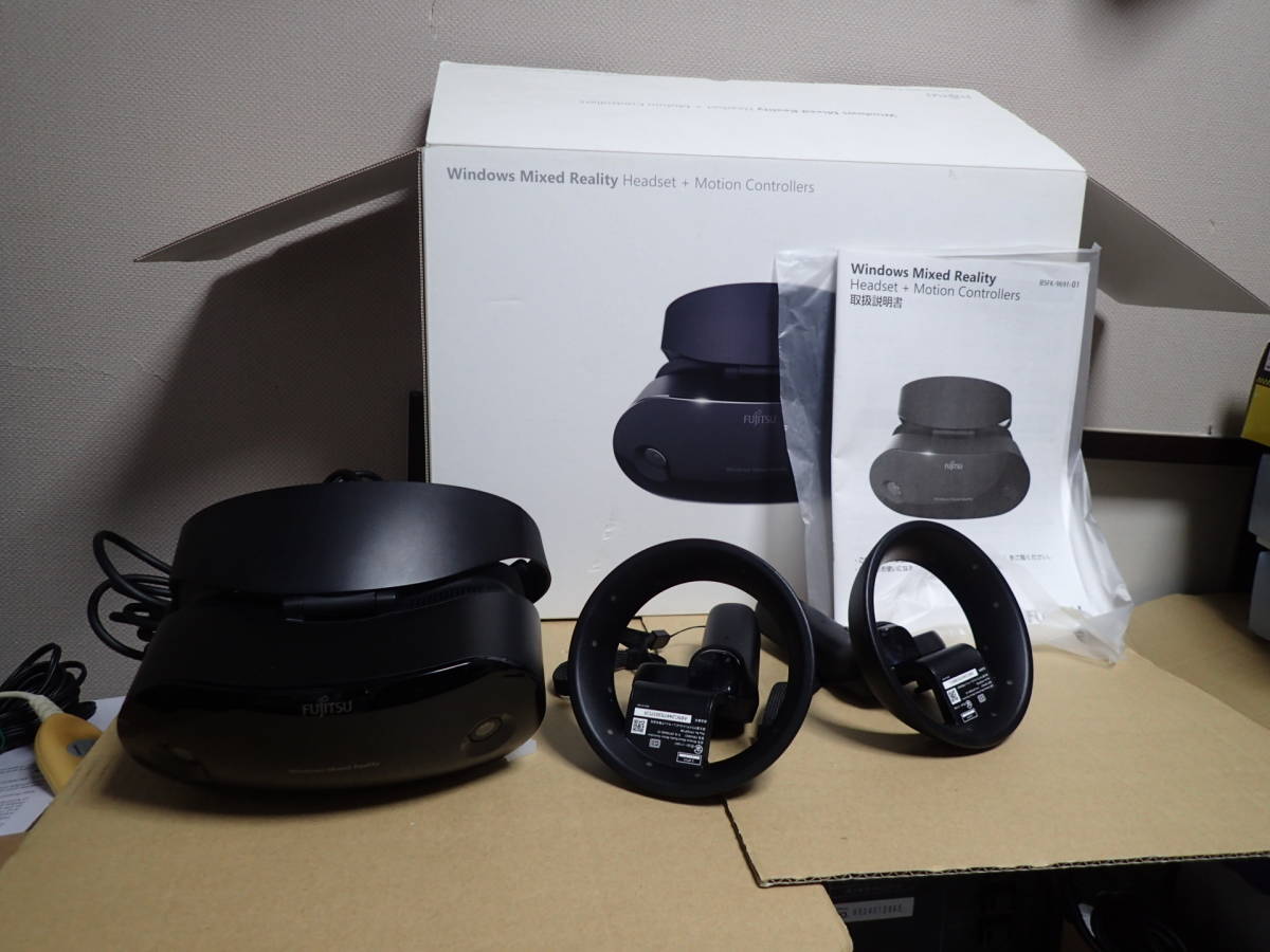 Fujitsu Windows Mixed Reality ヘッドセット 富士通 VRゴーグル B5FK