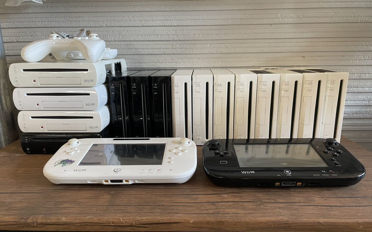 【人気セール，本物保証】 Nintendo Wii WiiU 本体 コントローラー まとめ売り 任天堂(Wii本体)｜売買されたオークション情報、yahooの商品情報をアーカイブ公開 - オークファン Wii本体