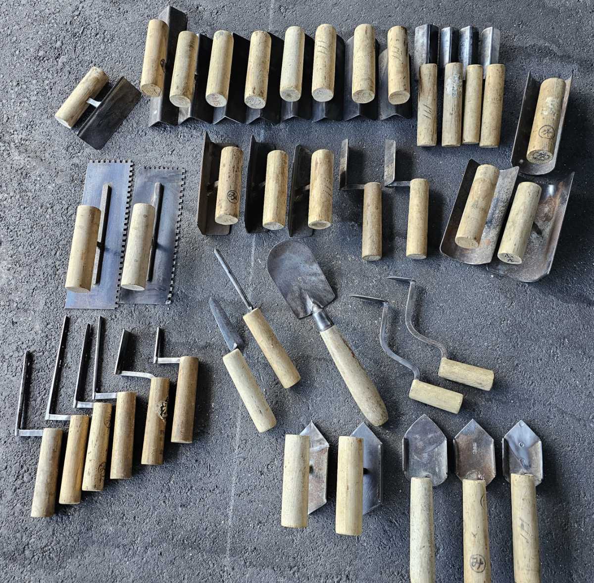 ○○左官道具 コテ 鏝 種類 色々 まとめて 職人 DIY 大工○○