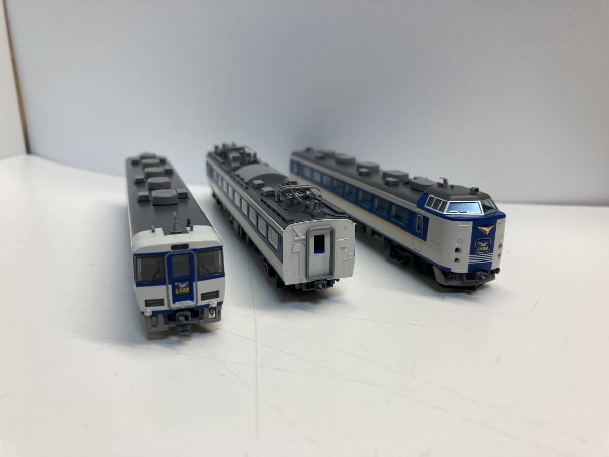 ハタ坊 鉄道模型 Nゲージ TOMIX 98652 JR 485系特急電車(しらさぎ・新塗装