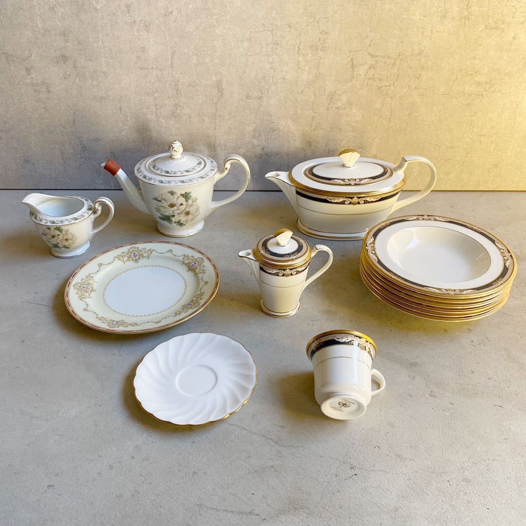 【本物保証，限定SALE】 2654 Noritake ノリタケ 洋食器大量まとめ ティーポット ミルクポット 皿 カップ&ソーサー SW(ノリタケ)｜売買されたオークション情報、yahooの商品情報をアーカイブ公開 - オークファン ノリタケ