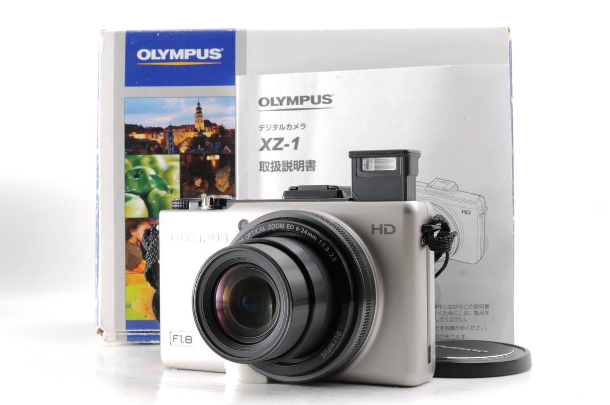 須) 美品 OLYMPUS XZ-1 付属品付 オリンパス デジタルカメラ4×WIDE
