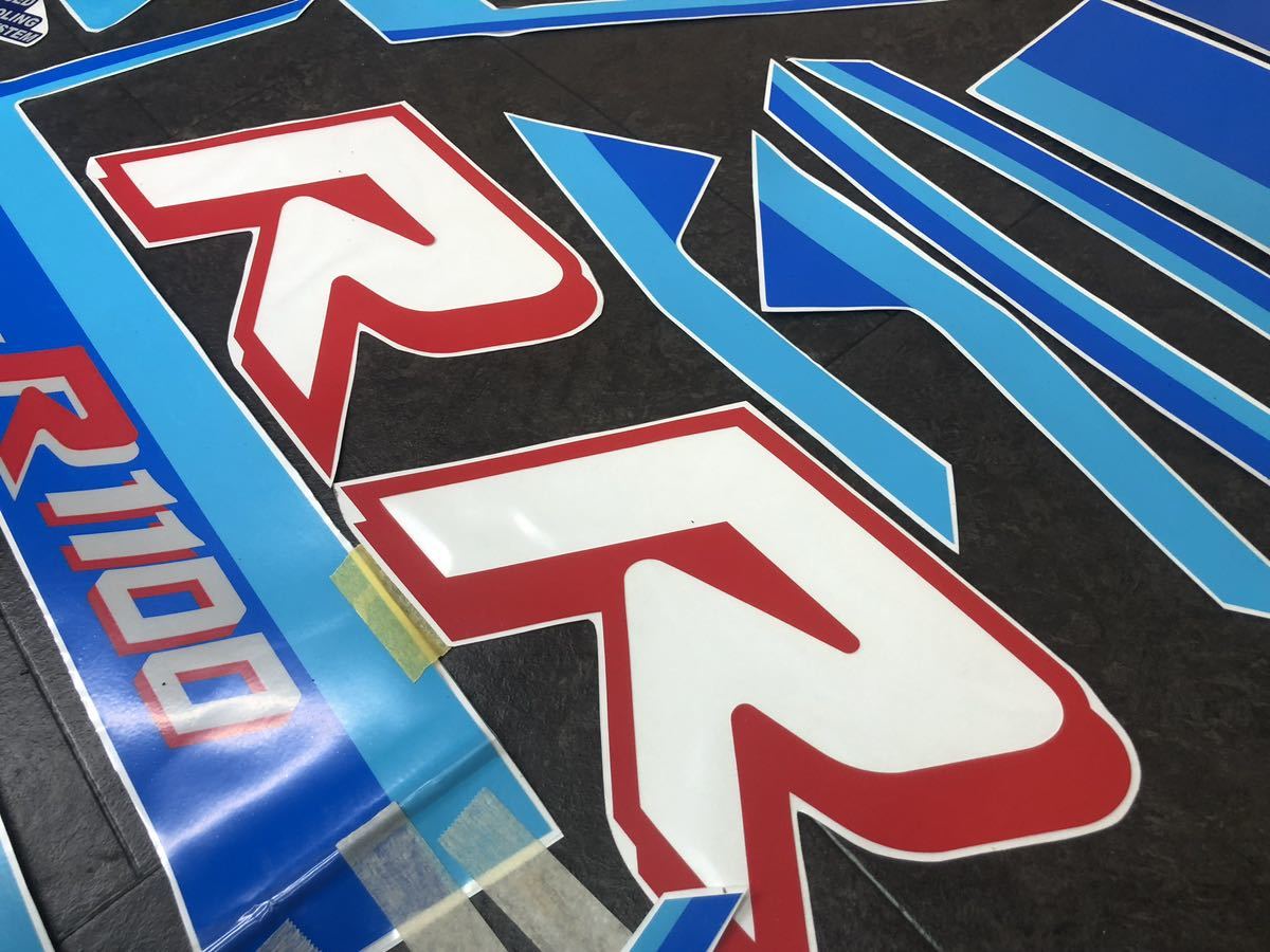 スズキ GSX-R1100 GU74 社外 デカールキット グラフィック ステッカー 